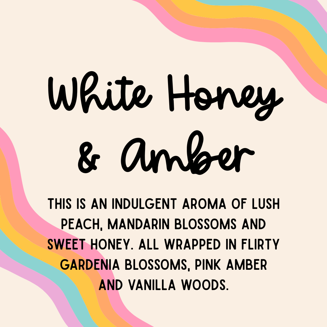 White Honey & Amber Car Diffuser