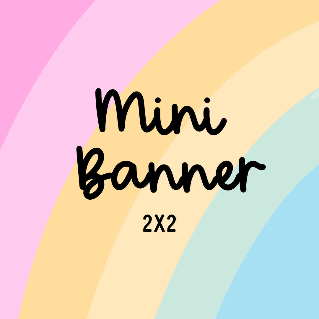 Mini Paper Banner