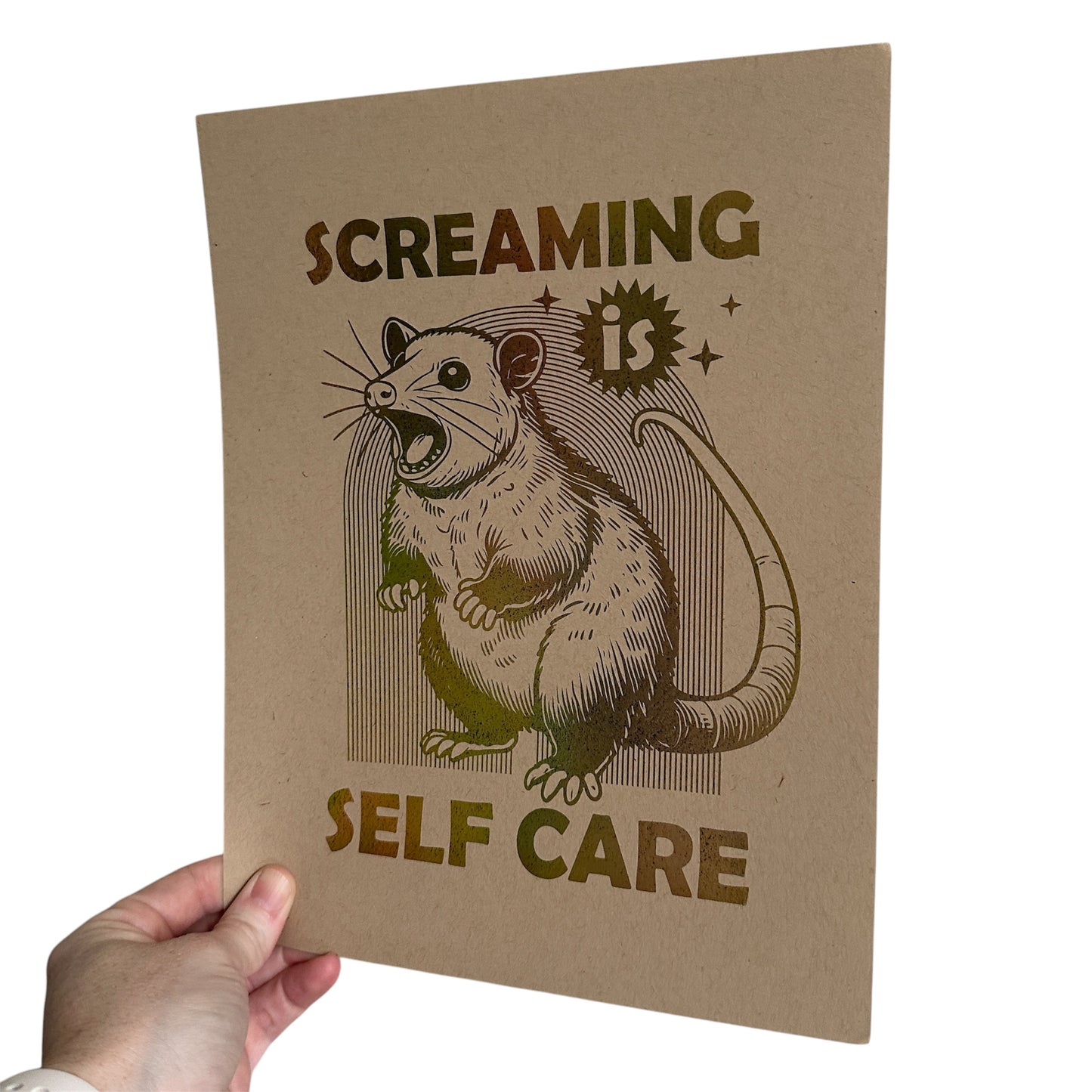 Screaming Art Print