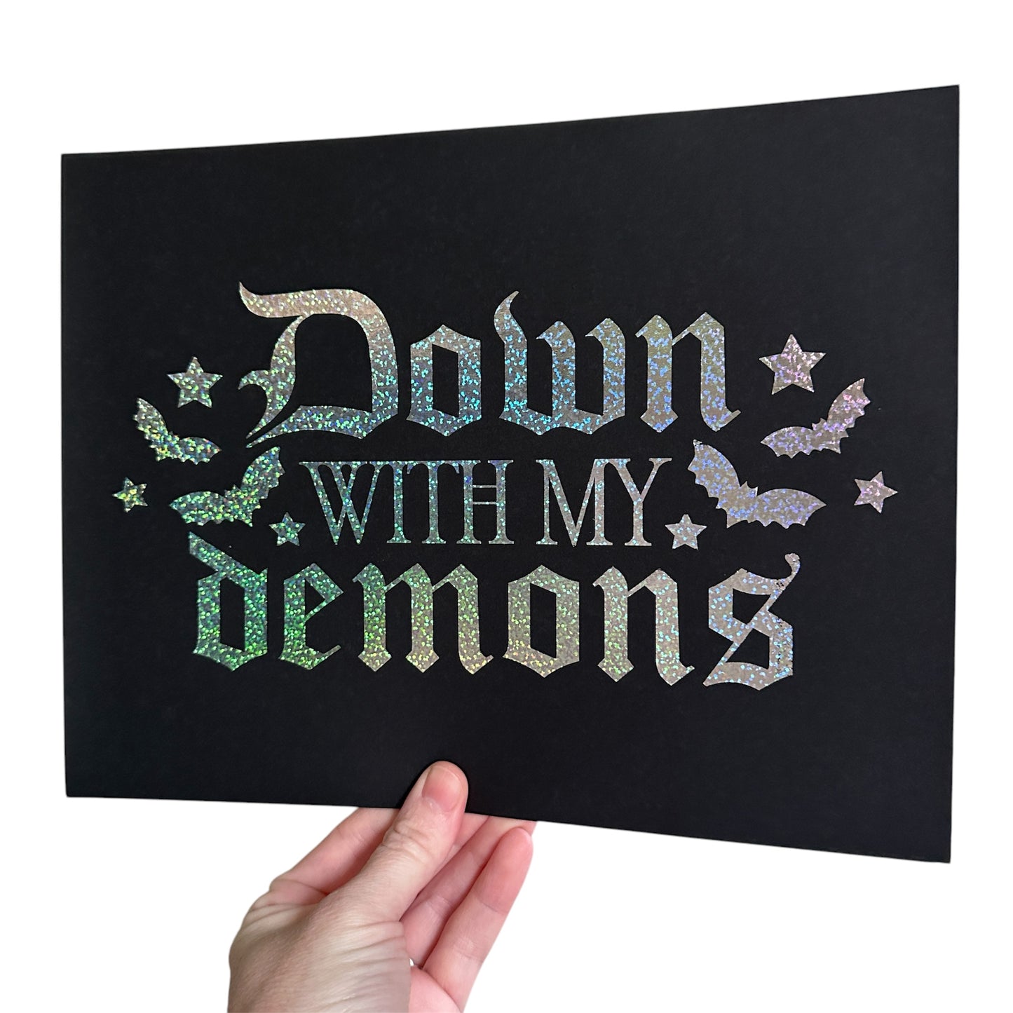 Down With My Demons Art Print