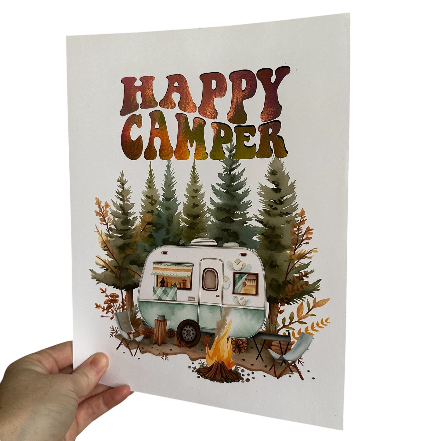 Happy Camper Art Print