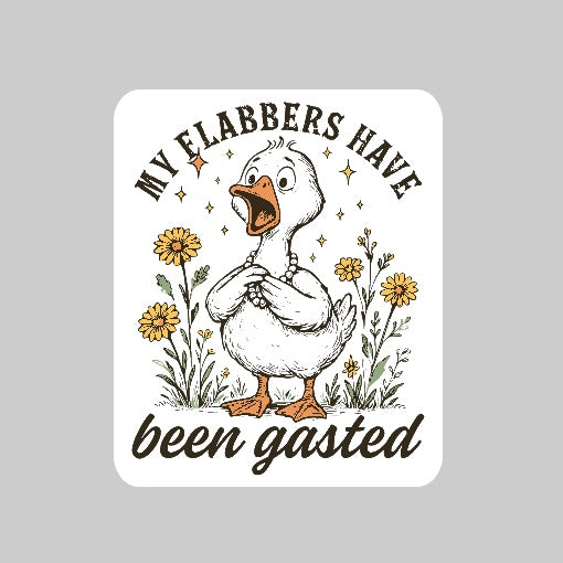 My Flabbers Have Been Ghasted Sticker