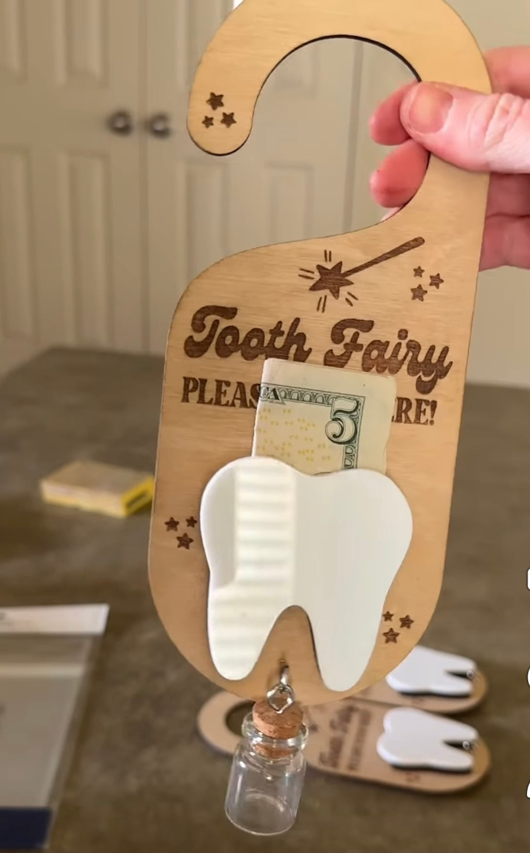 Tooth Fairy Door Hanger (Can Be Customized)
