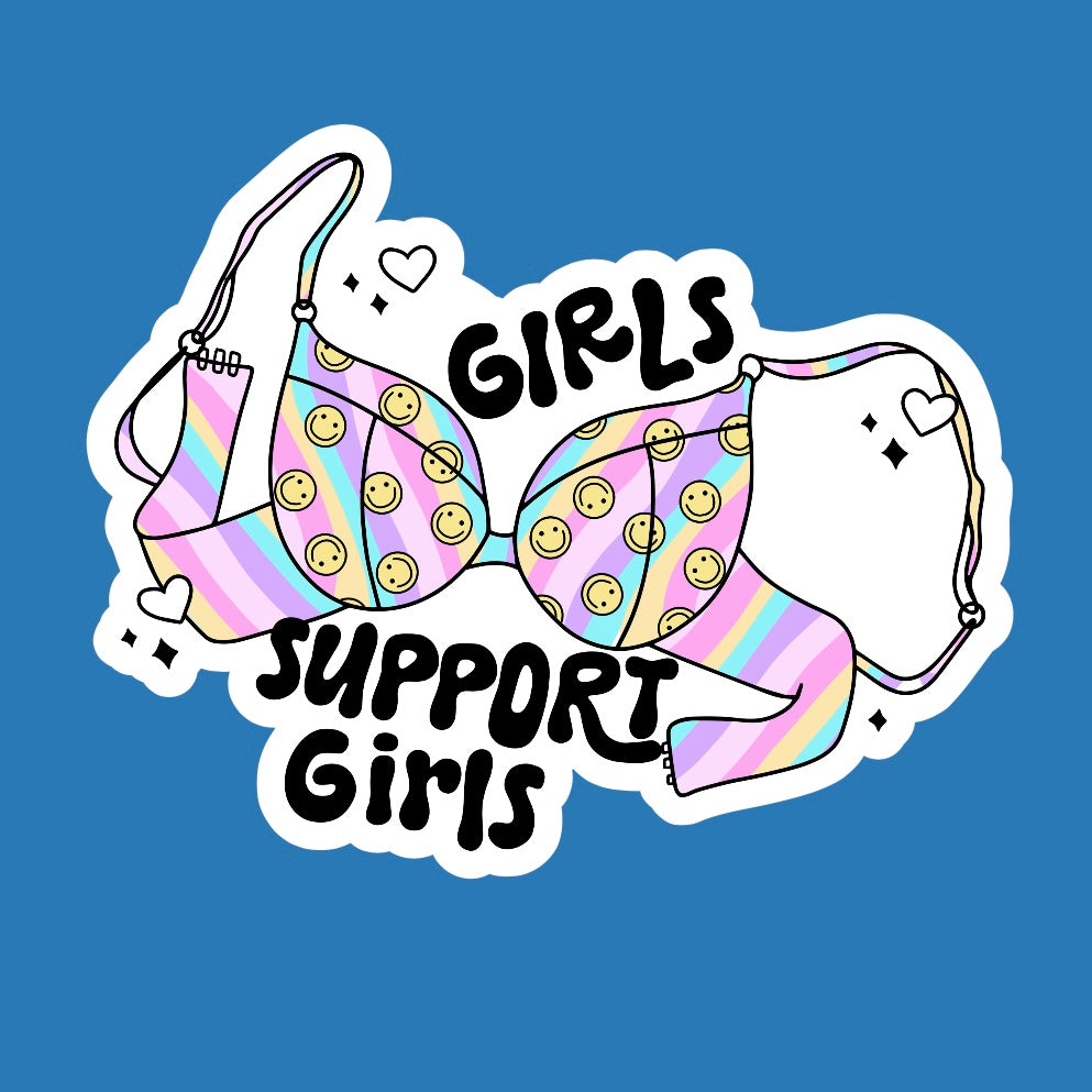 Girls Support Girls Sticker