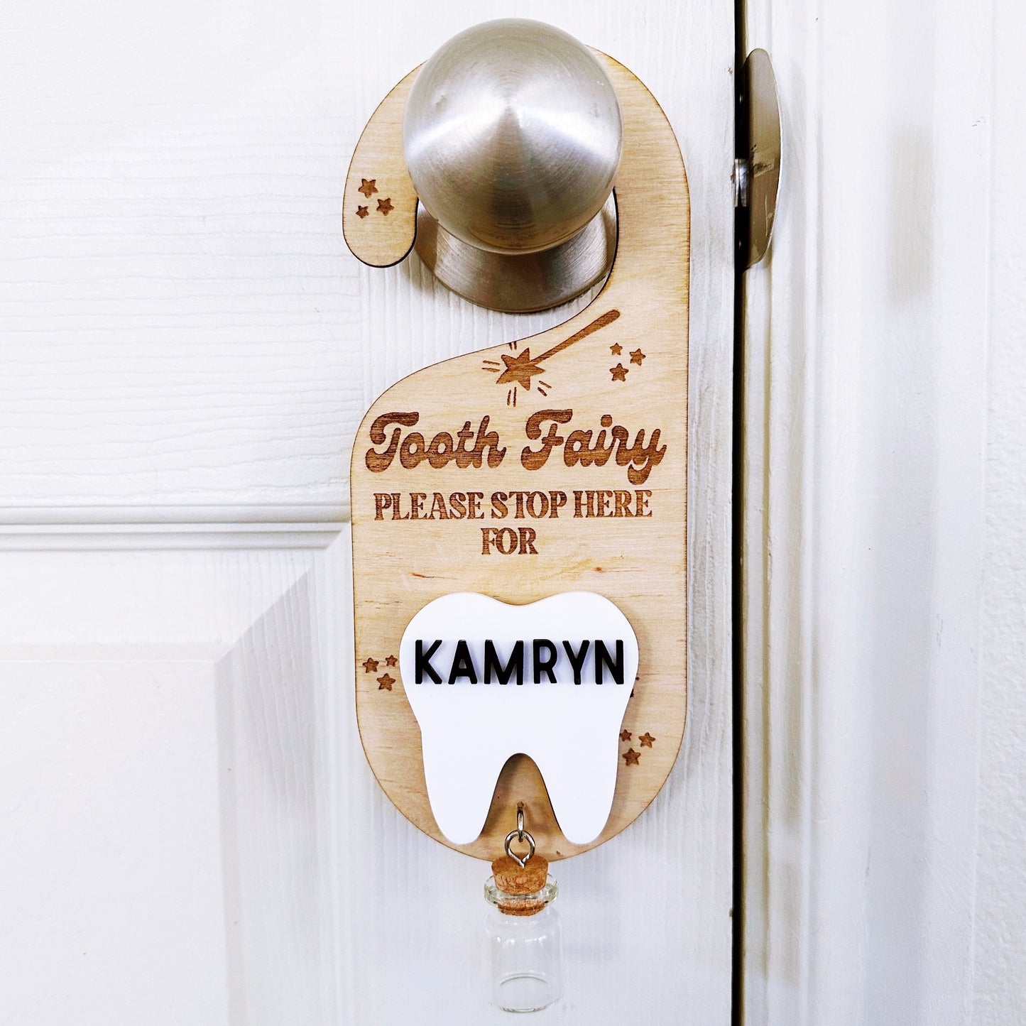 Tooth Fairy Door Hanger (Can Be Customized)