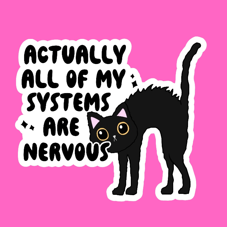 Actually All Of My Systems Sticker
