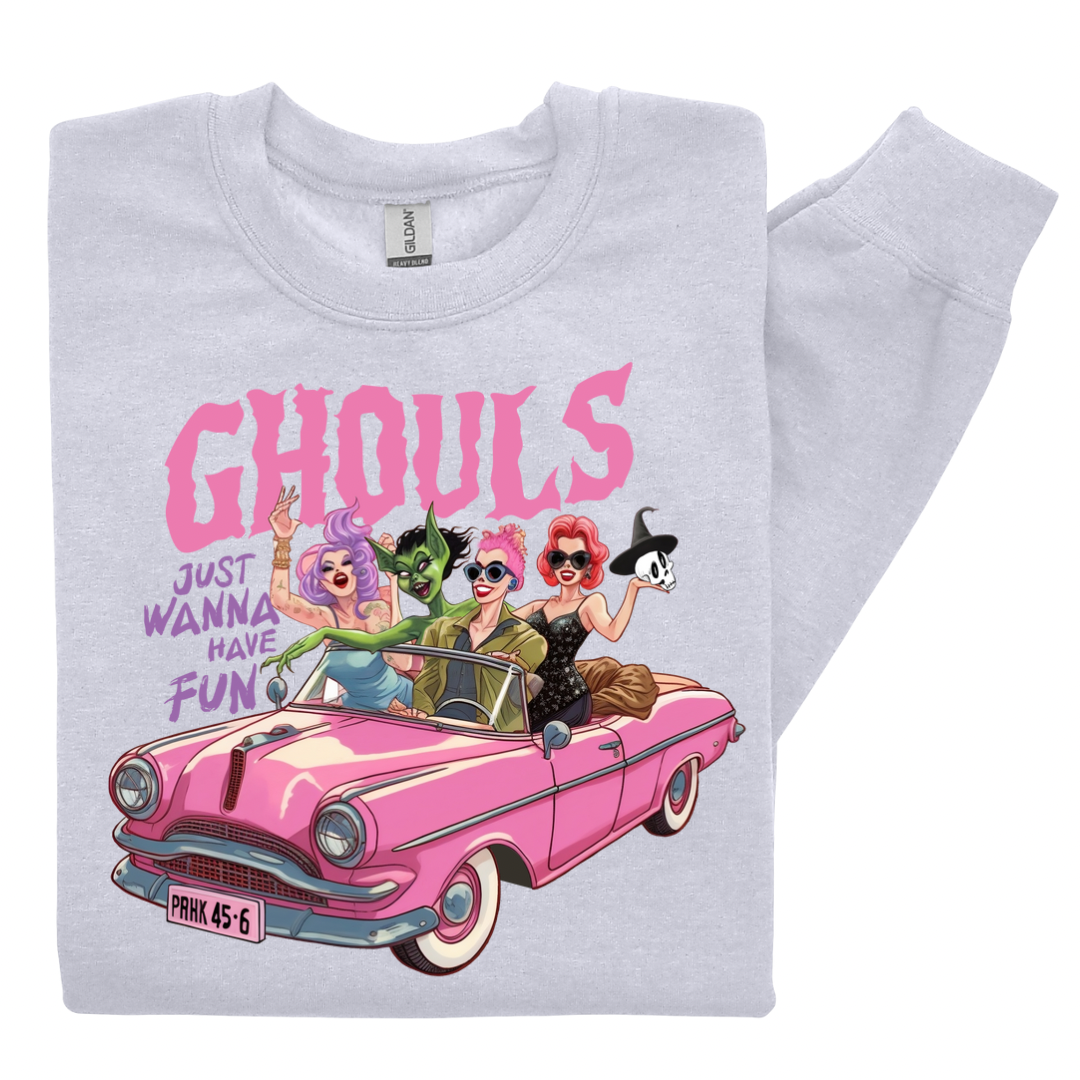 Ghouls Just Wanna Have Fun Crewneck
