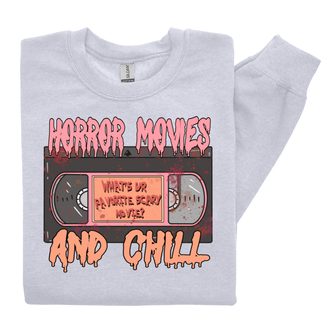 Horror Movies And Chill Crewneck