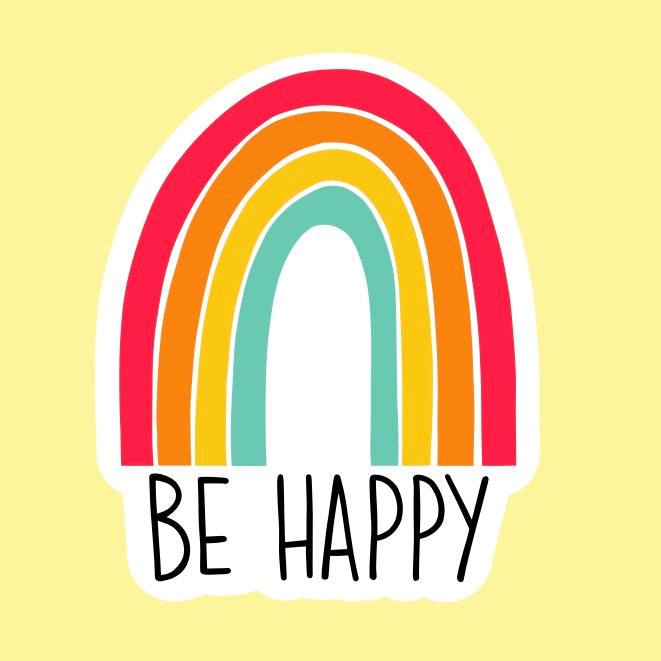 Be Happy Sticker