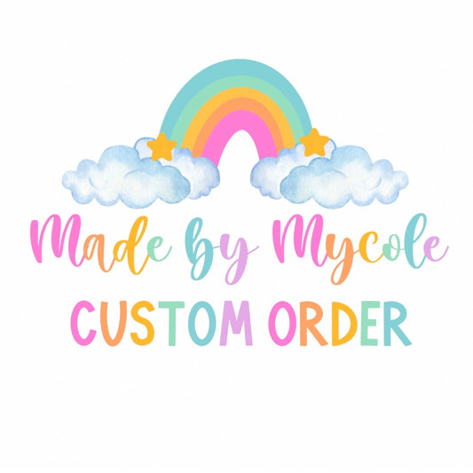Custom Order For Jill