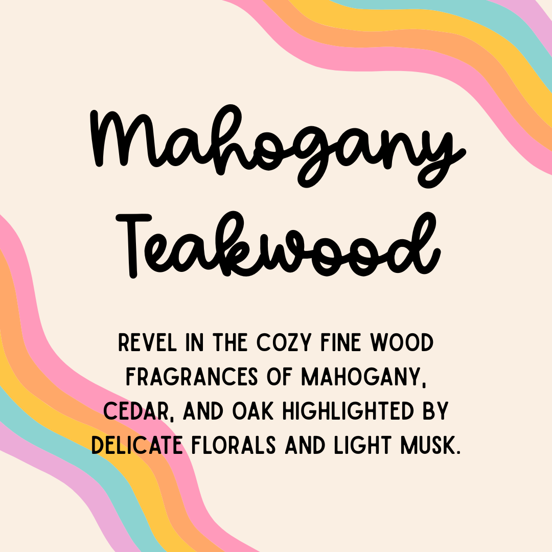 Mahogany Teakwood Car Diffuser