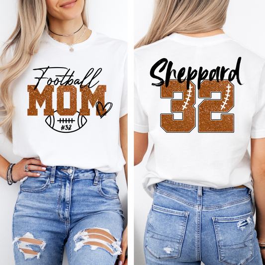 Custom Football Mom Tee