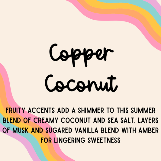 Copper Coconut Car Diffuser
