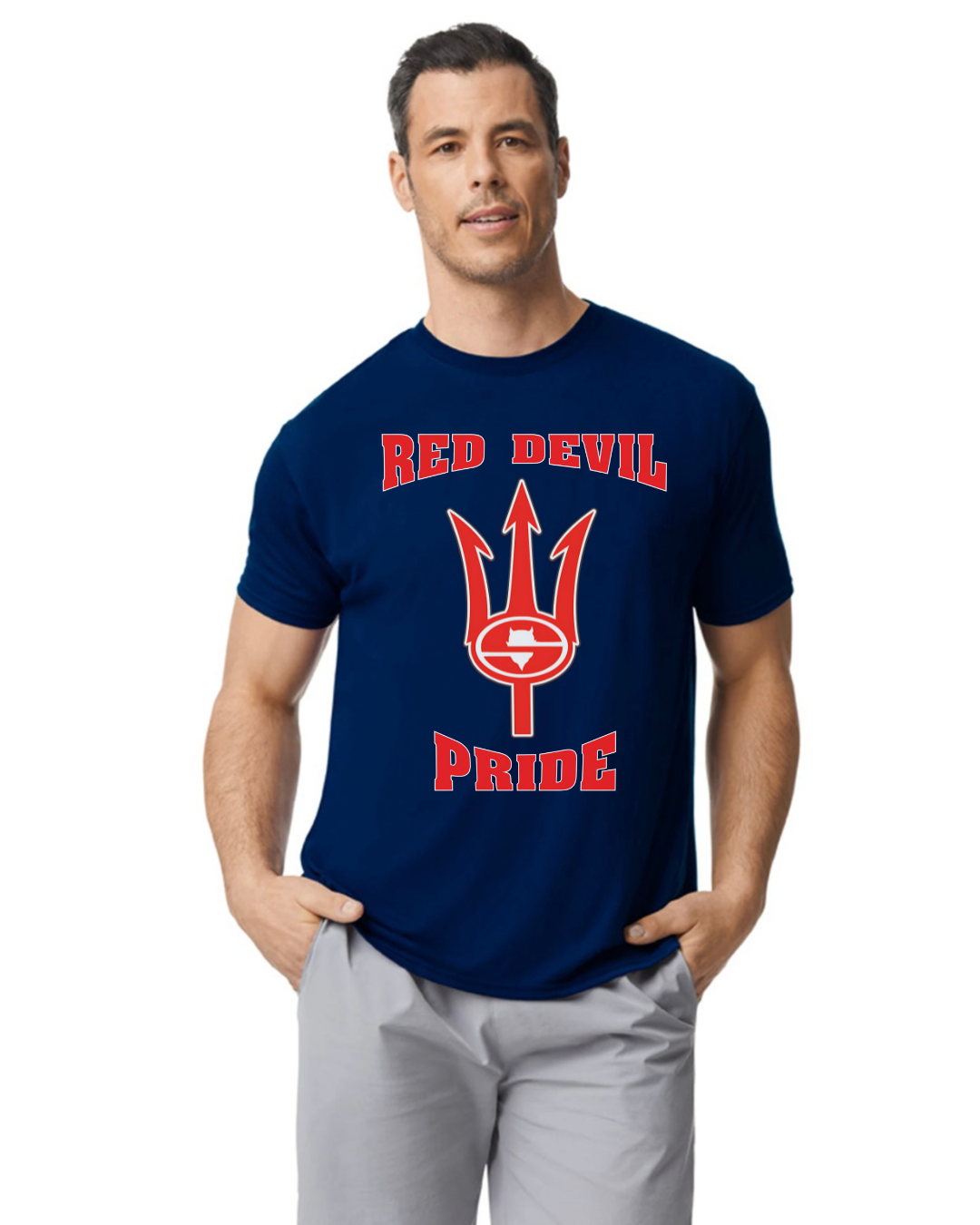 Custom Red Devil Pride Tee (Adult)