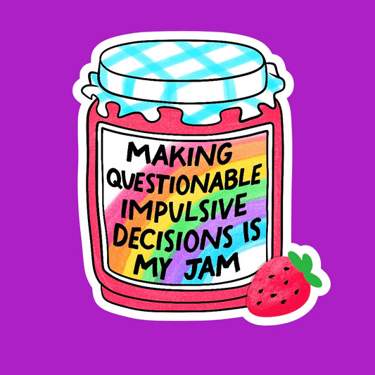 Making Questionable Decisions Sticker